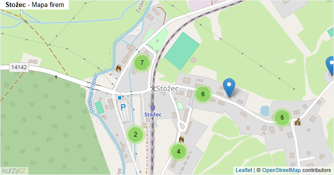 Stožec - mapa firem