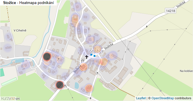 Stožice - mapa podnikání
