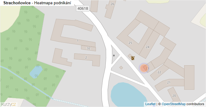 Strachoňovice - mapa podnikání