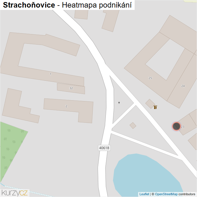 Mapa Strachoňovice - Firmy v obci.