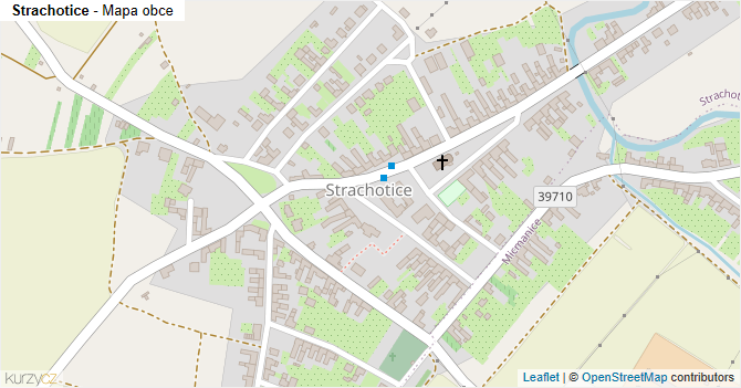 Strachotice - mapa obce