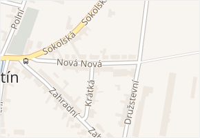 Nová v obci Strachotín - mapa ulice