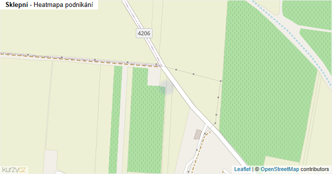 Sklepní - mapa podnikání