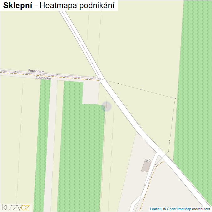 Mapa Sklepní - Firmy v ulici.