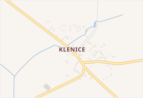 Klenice v obci Stračov - mapa části obce