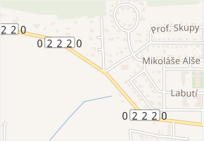 K Dražejovu v obci Strakonice - mapa ulice