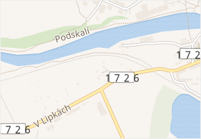 Kalvárie v obci Strakonice - mapa ulice