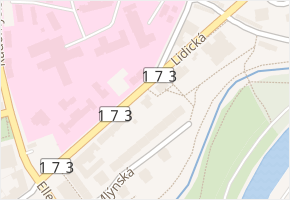 Lidická v obci Strakonice - mapa ulice