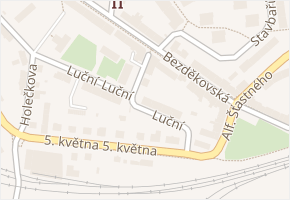 Luční v obci Strakonice - mapa ulice