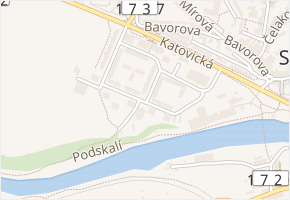 Mládežnická v obci Strakonice - mapa ulice