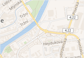 Na Káním vrchu v obci Strakonice - mapa ulice