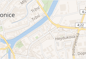 Na Ohradě v obci Strakonice - mapa ulice