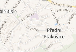 Na Stráni v obci Strakonice - mapa ulice