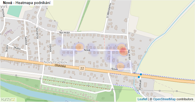 Nová - mapa podnikání