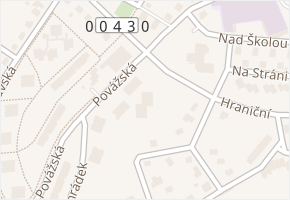 Povážská v obci Strakonice - mapa ulice