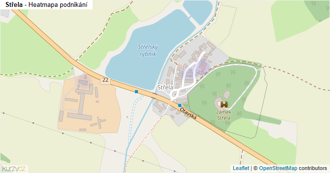 Střela - mapa podnikání