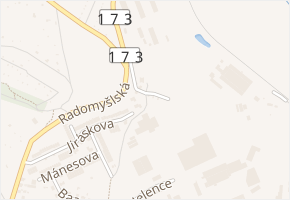 U Cihelny v obci Strakonice - mapa ulice
