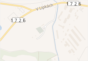 U Židovského hřbitova v obci Strakonice - mapa ulice