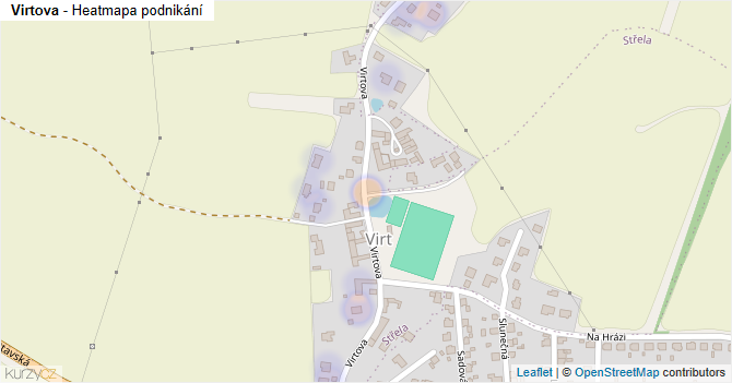 Virtova - mapa podnikání