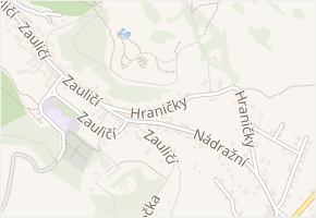 Hraničky v obci Štramberk - mapa ulice