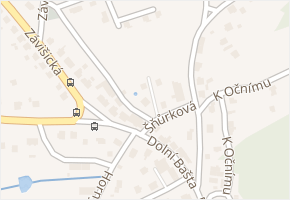 Šňůrková v obci Štramberk - mapa ulice