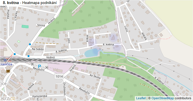 8. května - mapa podnikání