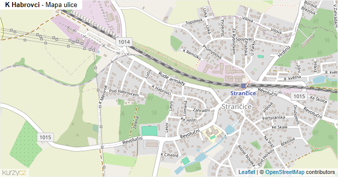 K Habrovci - mapa ulice
