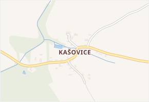 Kašovice v obci Strančice - mapa ulice
