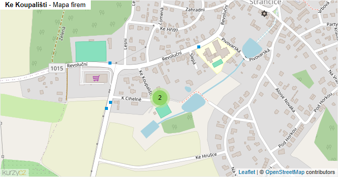 Ke Koupališti - mapa firem