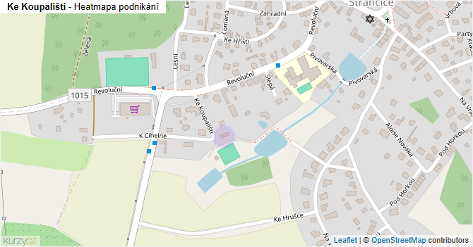 Ke Koupališti - mapa podnikání