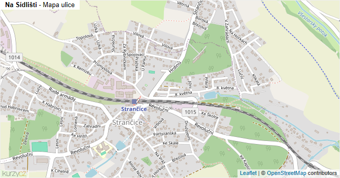 Na Sídlišti - mapa ulice