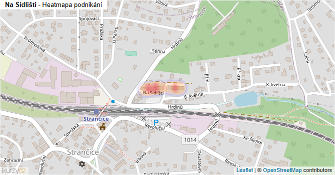 Na Sídlišti - mapa podnikání