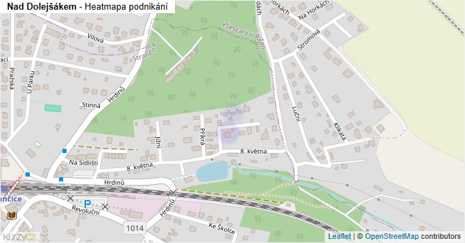 Nad Dolejšákem - mapa podnikání