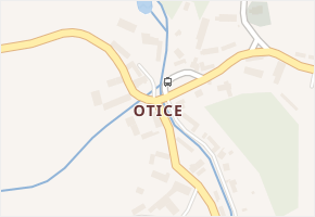 Otice v obci Strančice - mapa ulice