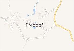 Předboř v obci Strančice - mapa ulice