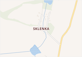 Sklenka v obci Strančice - mapa ulice