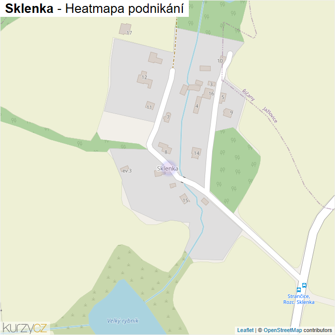 Mapa Sklenka - Firmy v ulici.