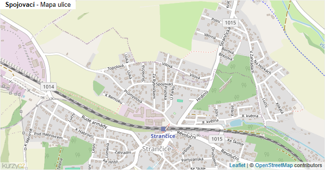 Spojovací - mapa ulice
