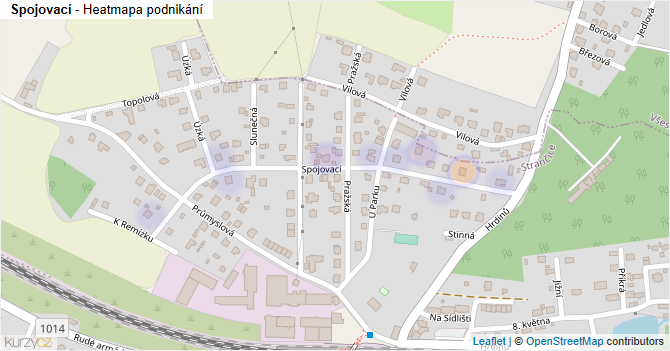Spojovací - mapa podnikání