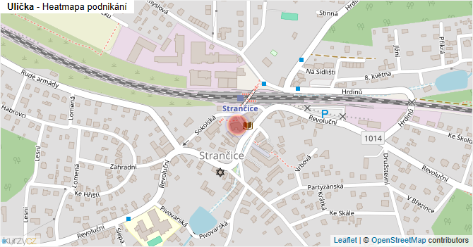 Ulička - mapa podnikání