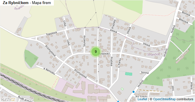 Za Rybníčkem - mapa firem
