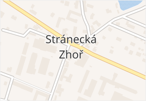 Stránecká Zhoř v obci Stránecká Zhoř - mapa části obce