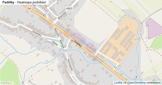 Padělky - mapa podnikání