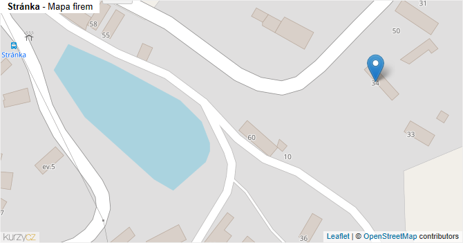 Stránka - mapa firem