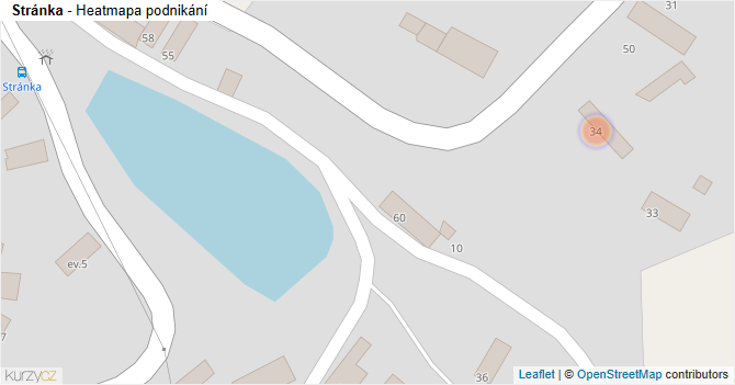 Stránka - mapa podnikání