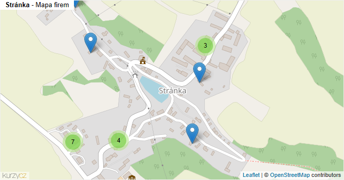 Stránka - mapa firem