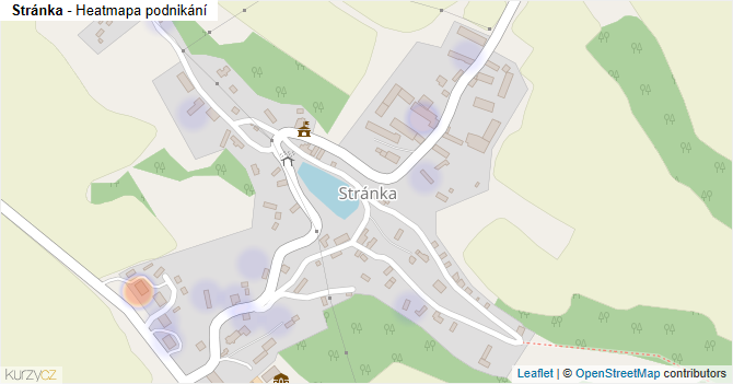 Stránka - mapa podnikání