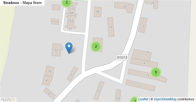 Strašnov - mapa firem