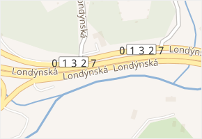 Londýnská v obci Stráž nad Nisou - mapa ulice