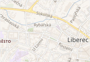 Větrná v obci Stráž nad Nisou - mapa ulice